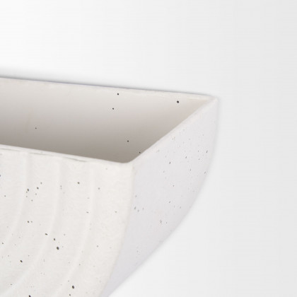 Mercana Shilo Metal Hanging Wall Planter (Set of 2) - White