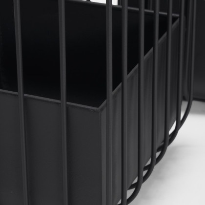 Mercana - Verna Planters in Black, Metal