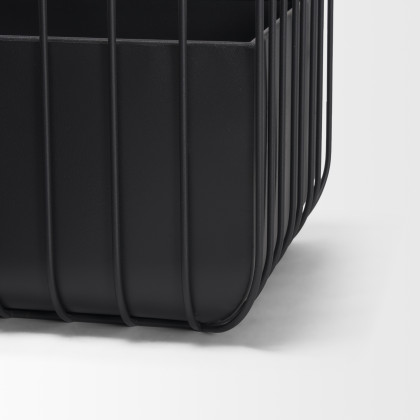 Mercana - Verna Planters in Black, Metal