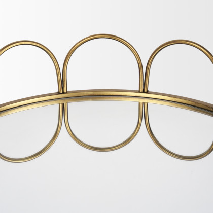 Mercana Lenore Mirror Trays - Gold, Metal