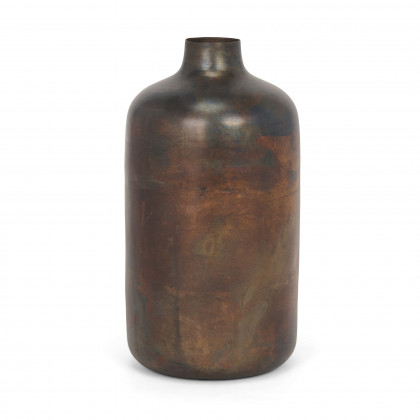 Mercana - Daya Antiqued Gold Metal Vase