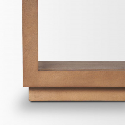 Mercana Bela Large Console Table - Brown, Wood