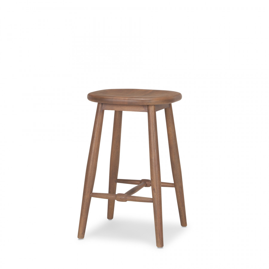 Mercana Ernest Wood Seat Bar/Counter Stool