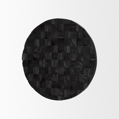 Mercana 24" Into the Abyss I Wall Art - Black, Wood