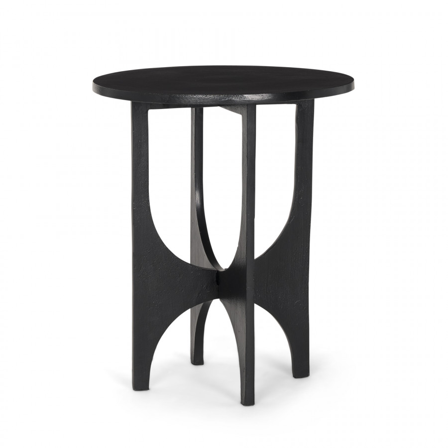 Mercana - Sobi Accent Table in Black, Metal
