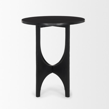 Mercana - Sobi Accent Table in Black, Metal