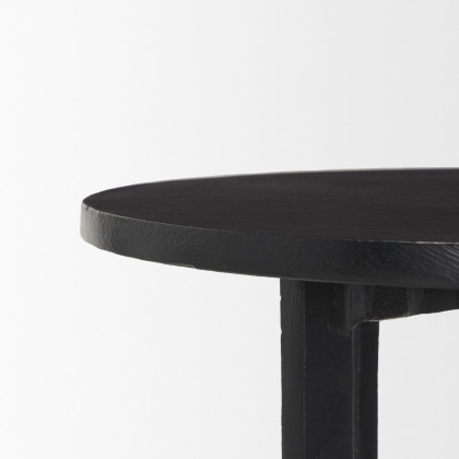 Mercana - Sobi Accent Table in Black, Metal