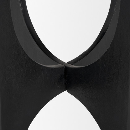 Mercana - Sobi Accent Table in Black, Metal