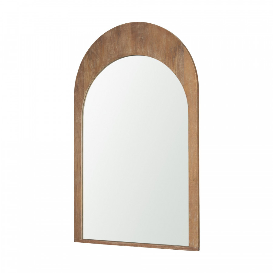 Mercana Celeste Medium Arched Mirror - Light Brown