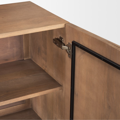 Mercana - Eula Sideboard in Brown, Solid Wood