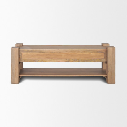 Mercana - Beth Media Console in Light Brown, Wood
