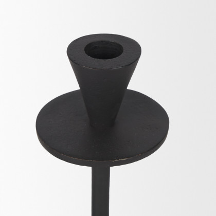 Mercana Petria Candle Holders - Black, Metal