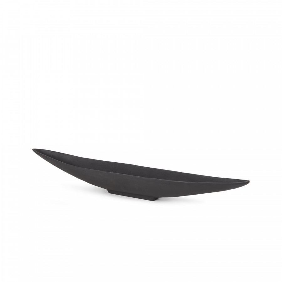 Mercana Piero Metal Decorative Bowl - Black, Small