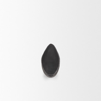 Mercana Piero Metal Decorative Bowl - Black, Small