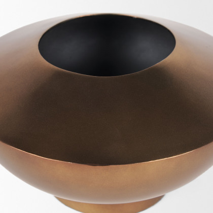 Mercana Quiana Medium Metal Vase - Gold
