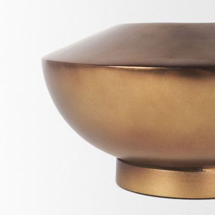 Mercana Quiana Medium Metal Vase - Gold