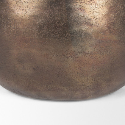 Mercana Quade Large Metal Planter - Gold