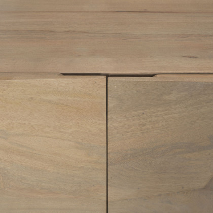 Mercana Darwin 4 Doors Sideboard - Light Brown, Wood