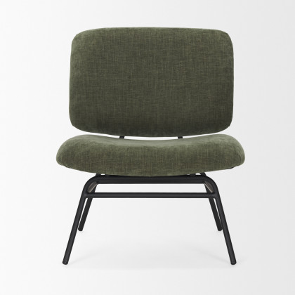 Mercana Nora Upholstered Accent Chair - Green, Fabric