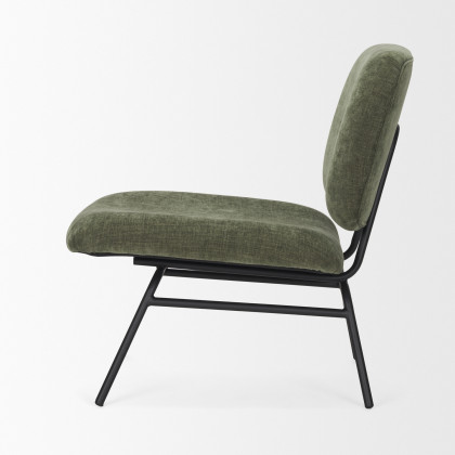 Mercana Nora Upholstered Accent Chair - Green, Fabric