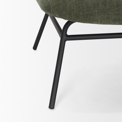 Mercana Nora Upholstered Accent Chair - Green, Fabric