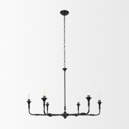 Mercana Gabriel Small Chandelier - Black