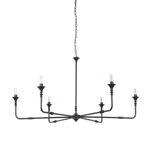 Mercana Gabriel Large Chandelier - Black