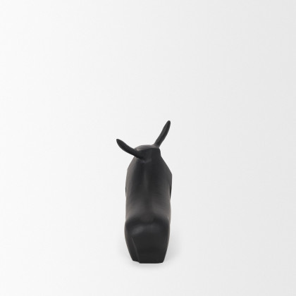 Mercana Radu Small Metal Bull Decorative Object - Black