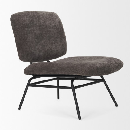 Mercana Nora Upholstered Accent Chair - Gray, Fabric