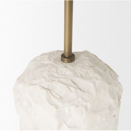 Mercana - Rini Accent Table in Gold, Stone