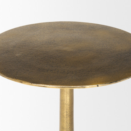 Mercana Risha Large Accent Table - Gold, Metal