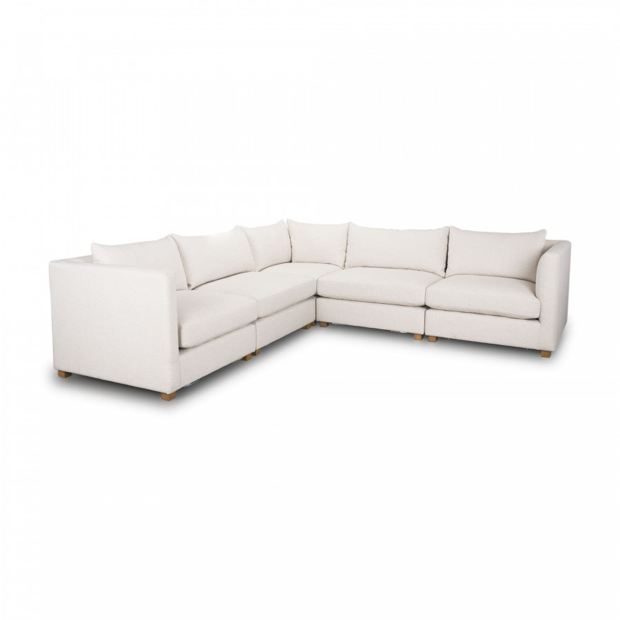 Mercana Halston 5 Piece Sectional - Oatmeal