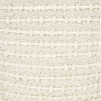 Mercana - Sakaye Pouf in Beige, Fabric