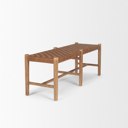 Mercana Shane Bench - Brown - Medium, Wood