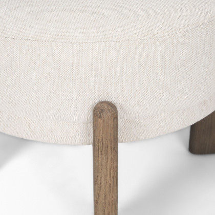 Mercana - Souvik Accent Chair in Oatmeal, Fabric