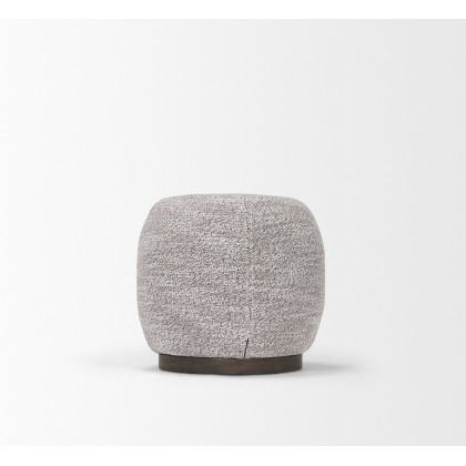 Mercana Siren Counter Stool with Dark Brown Wood - Gray
