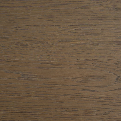 Mercana - Sina Brown Oak Wood with Natural Rattan 2 Door Curio Cabinet