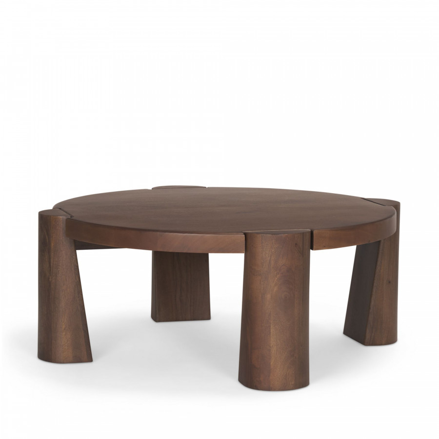Mercana - Tammar Round Wood with Tapered Legs Coffee Table