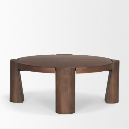 Mercana - Tammar Round Wood with Tapered Legs Coffee Table