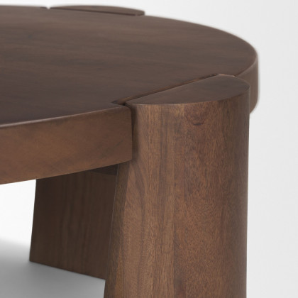 Mercana - Tammar Round Wood with Tapered Legs Coffee Table