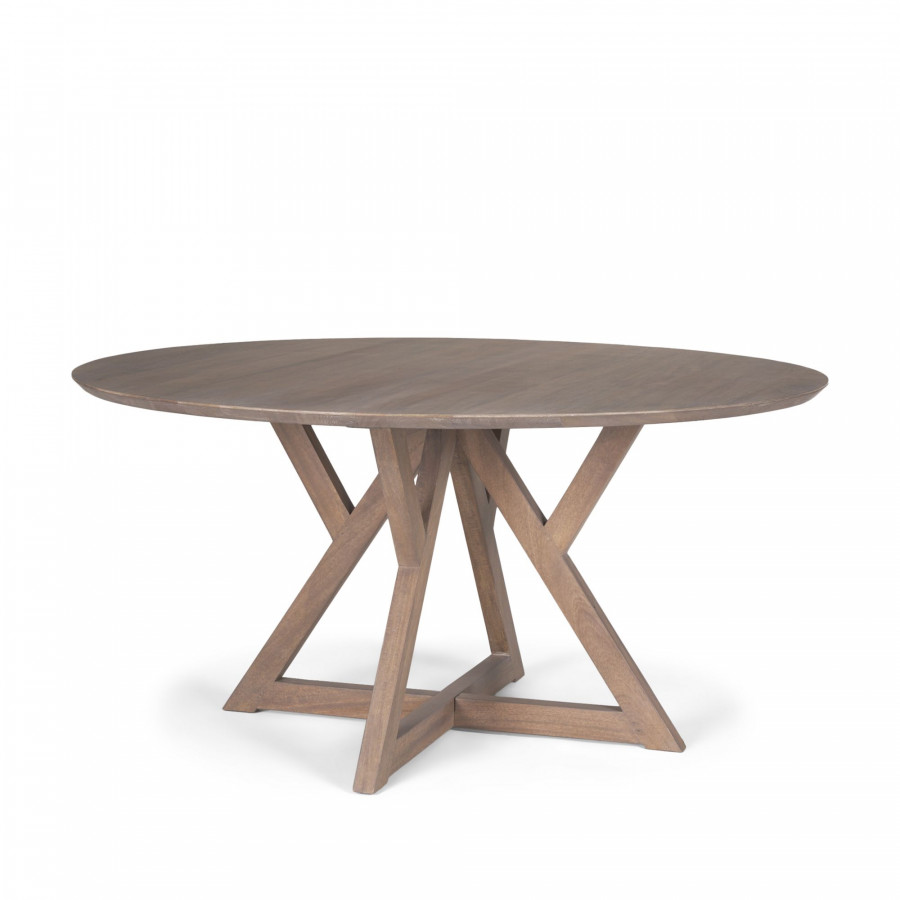 Mercana Jennings 60" Dining Table - Light Brown