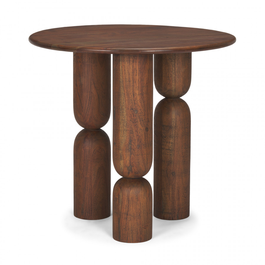 Mercana - Sonel Foyer Table in Brown, Solid Wood