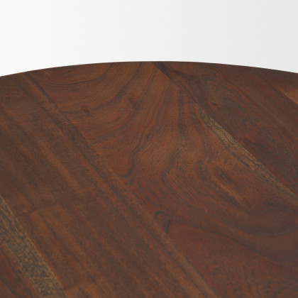 Mercana - Sonel Foyer Table in Brown, Solid Wood