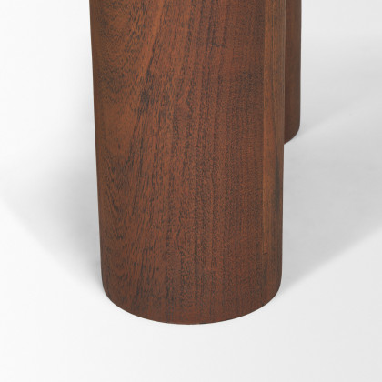 Mercana - Sonel Foyer Table in Brown, Solid Wood