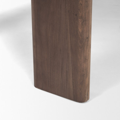 Mercana Sohan Oval Dining Table - Dark Brown
