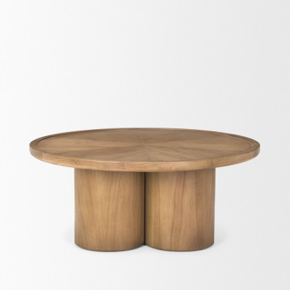 Mercana Tavi Round Coffee Table - Brown