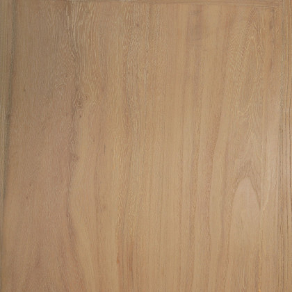 Mercana - Callum Light Brown Elm Wood with Glass Doors Arched Curio Cabinet