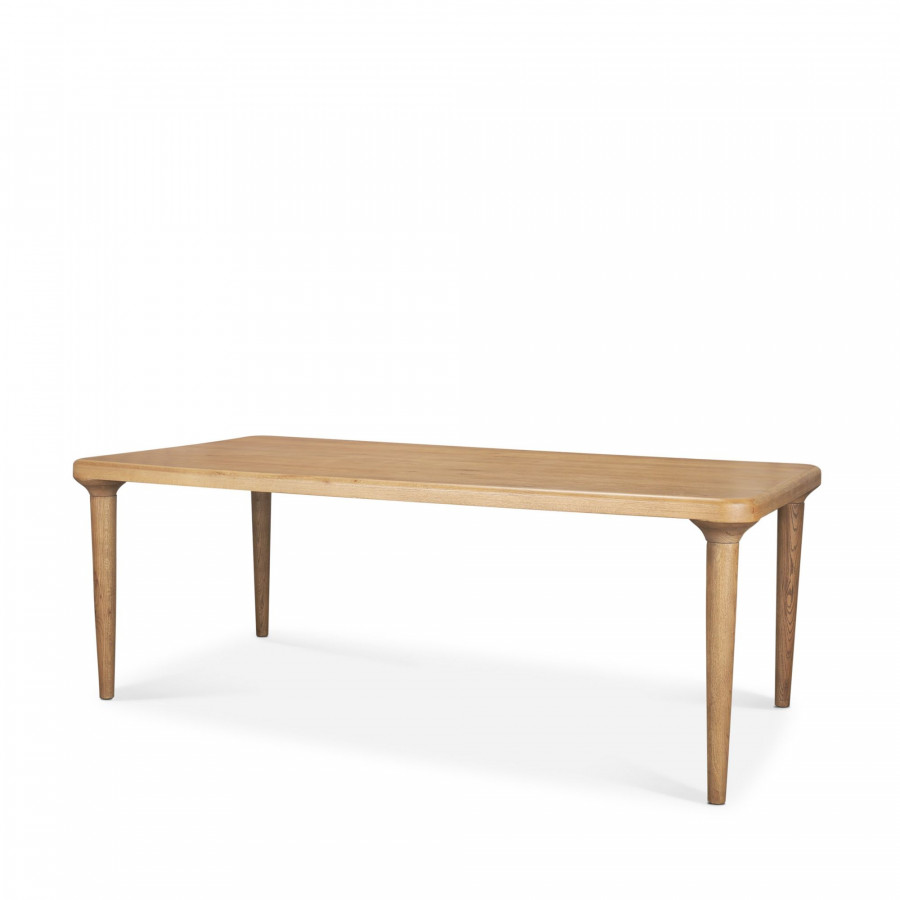 Mercana Suvan 84" Rectangular Dining Table - Light Brown