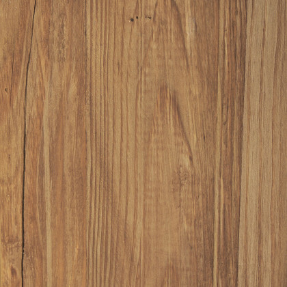 Mercana - Tucson Natural Wood with Round Black Oak Top Side Table