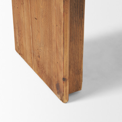 Mercana - Tahira Bench in Brown, Reclaimed Wood